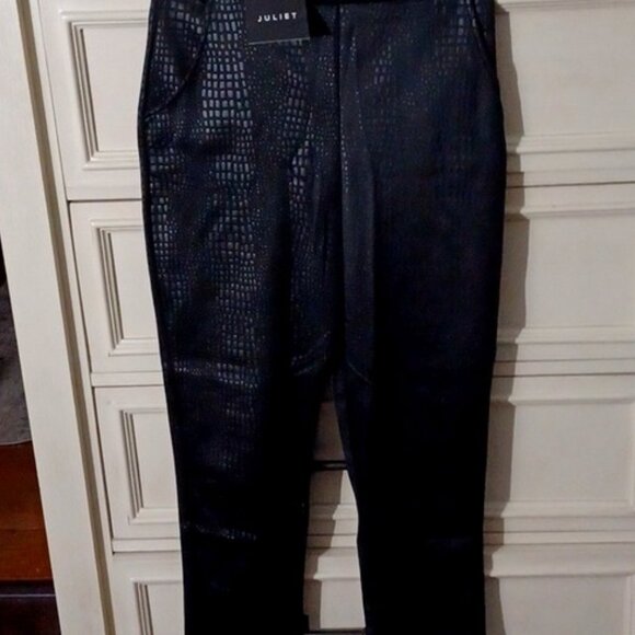 NEW WITH TAGS JULIET BLACK PANTS STRETCH - Picture 1 of 5